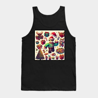 Roblox christmas collage Tank Top